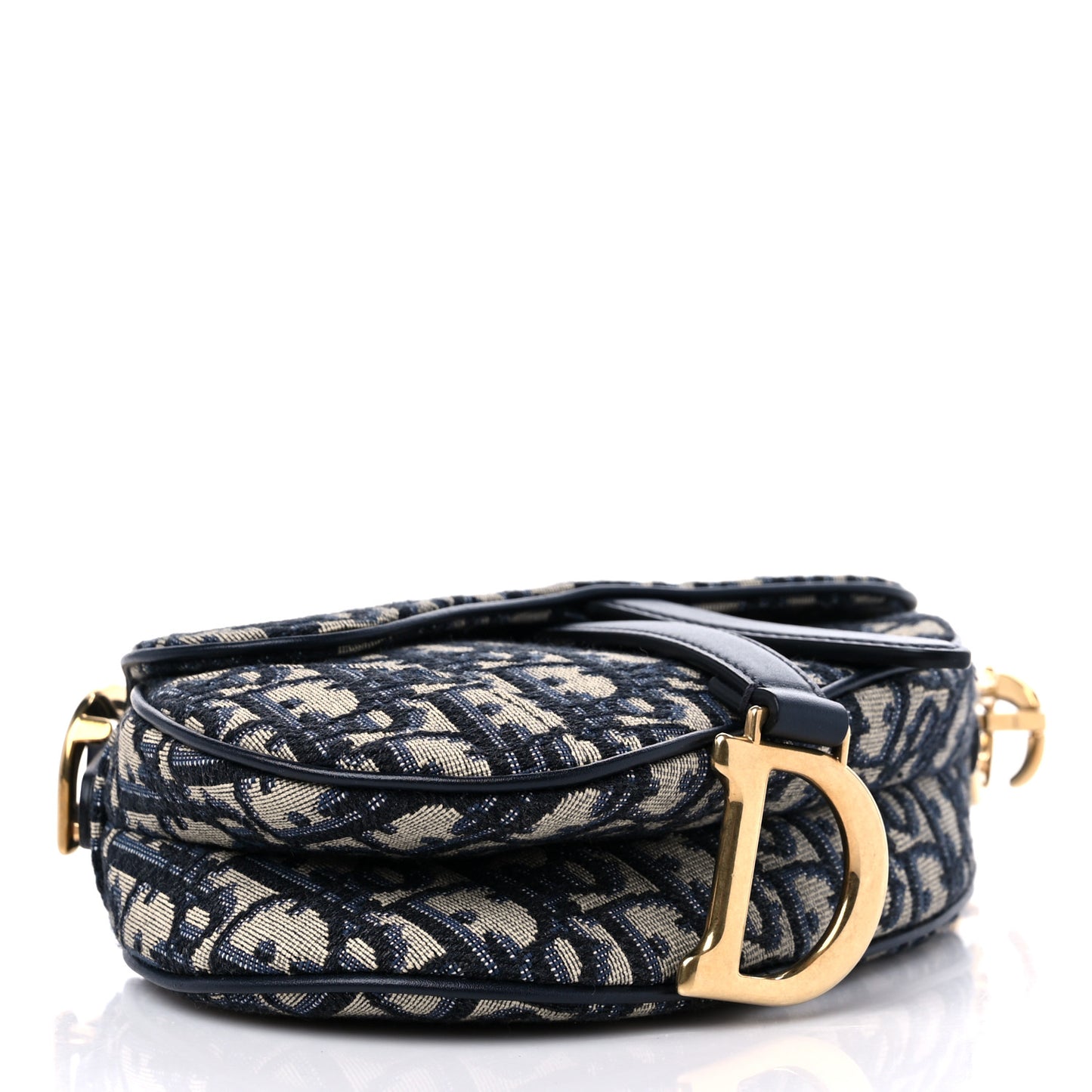 Oblique Mini Saddle Bag Blue