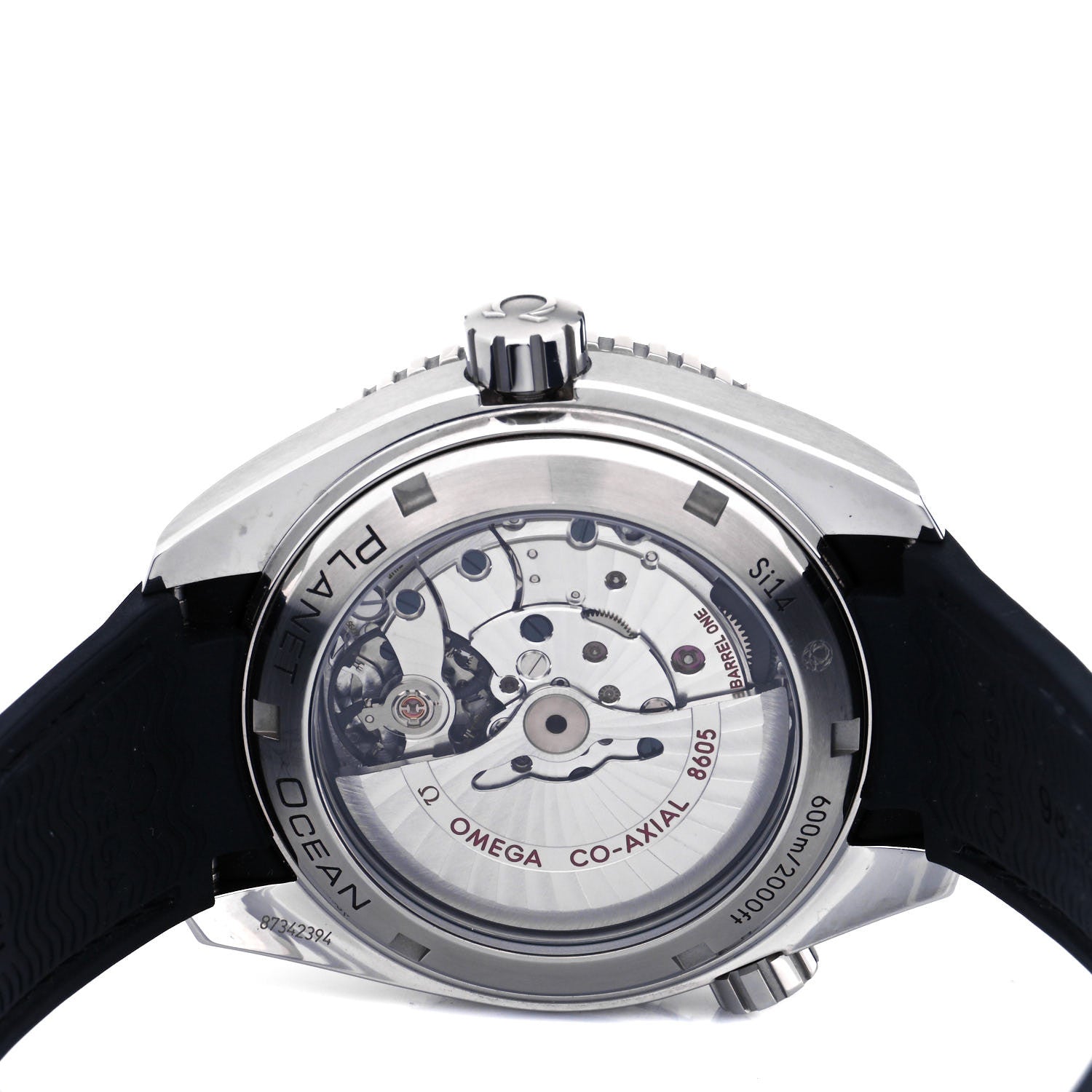 Omega Stainless Steel Rubber 43mm Seamaster Planet Ocean GMT Co-Axial Chronometer Automatic Watch Black 232.32.44.22.01.001 4 of 5