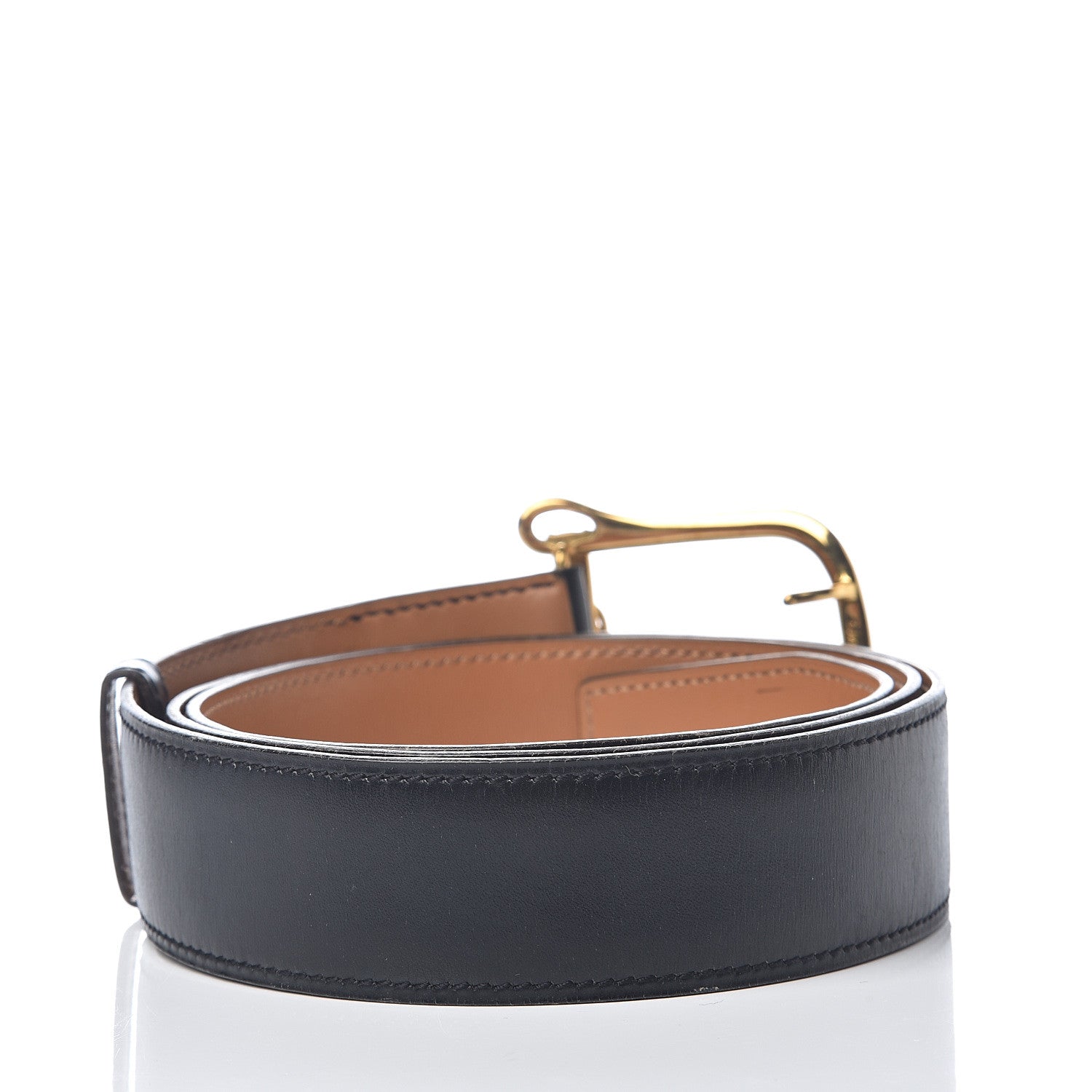 Hermes Box 32 mm Buckle Belt 95 Black 2 of 6
