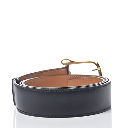 Hermes Box 32 mm Buckle Belt 95 Black 2 of 6