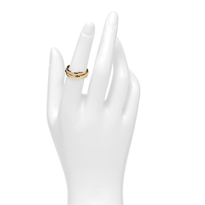 Cartier 18K Pink Yellow White Gold Small Trinity Ring 53 6.25 2 of 5