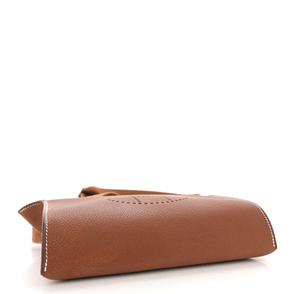 Hermes Barenia Faubourg Videpoches Fauve Gold 4 of 12