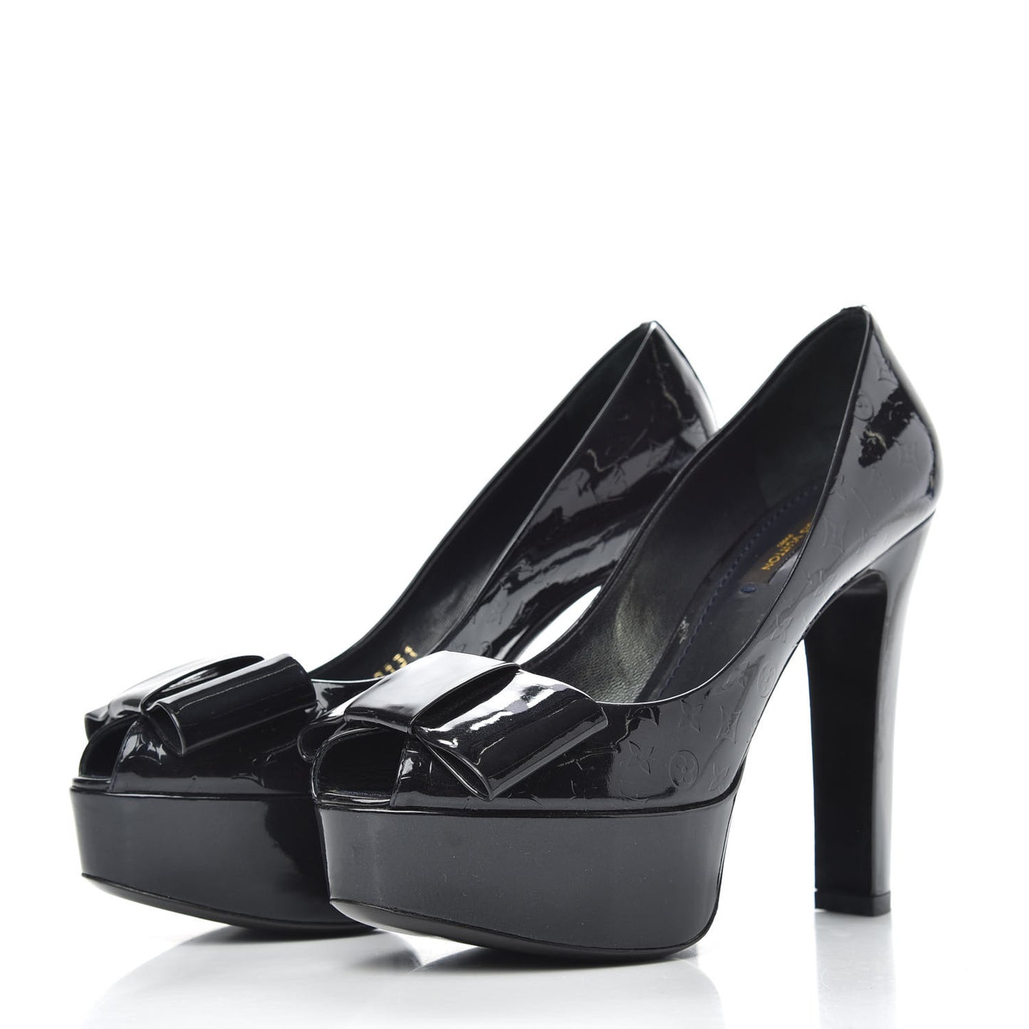 Vernis True Peep Toe Pumps 37 Blue Infini