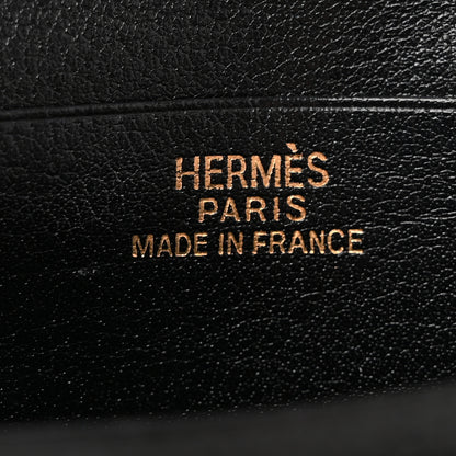 Hermes Evergrain Bearn Compact Wallet Black 6 of 12