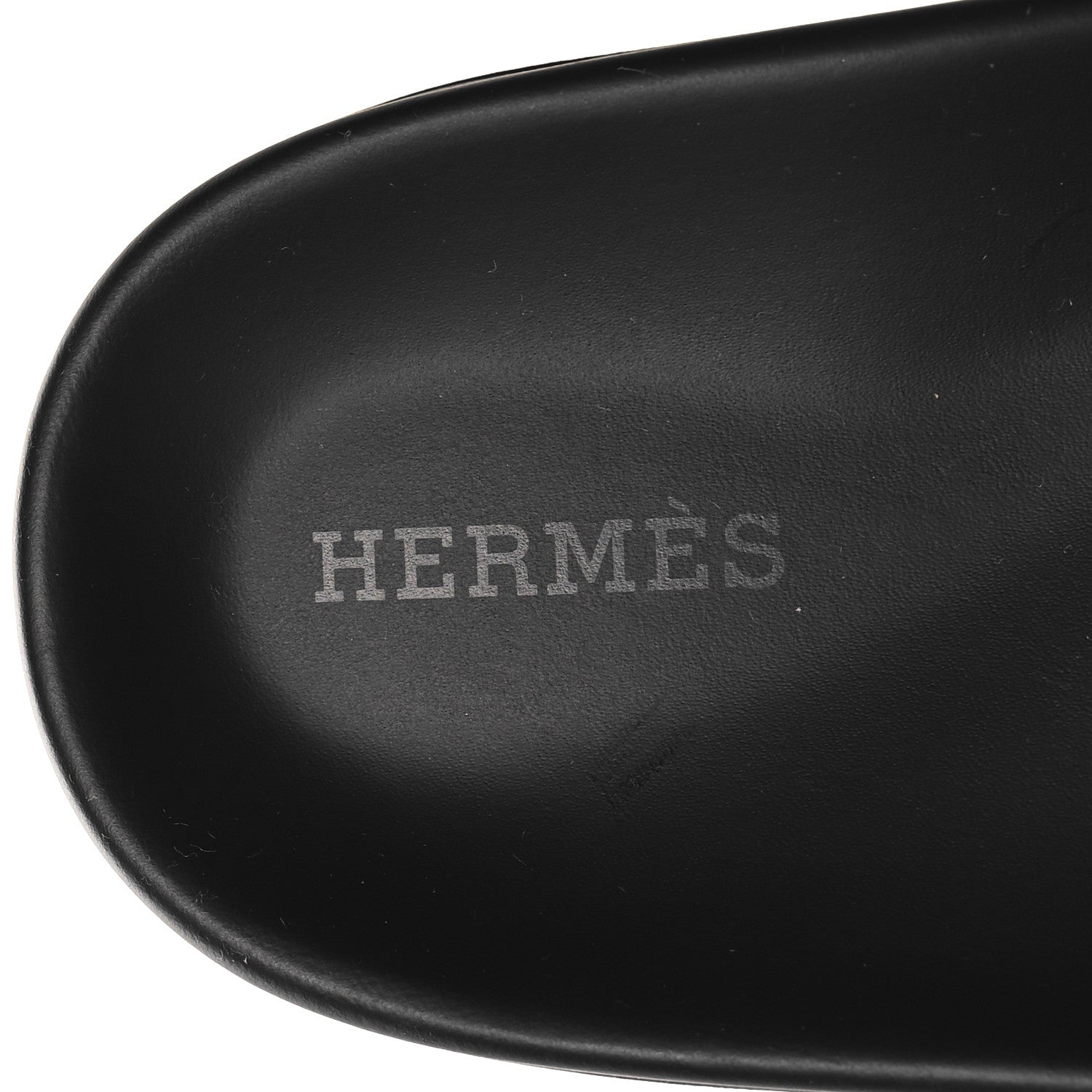 Hermes Suede Goatskin Womens Chypre Sandals 37 Brun Fume Black 9 of 9