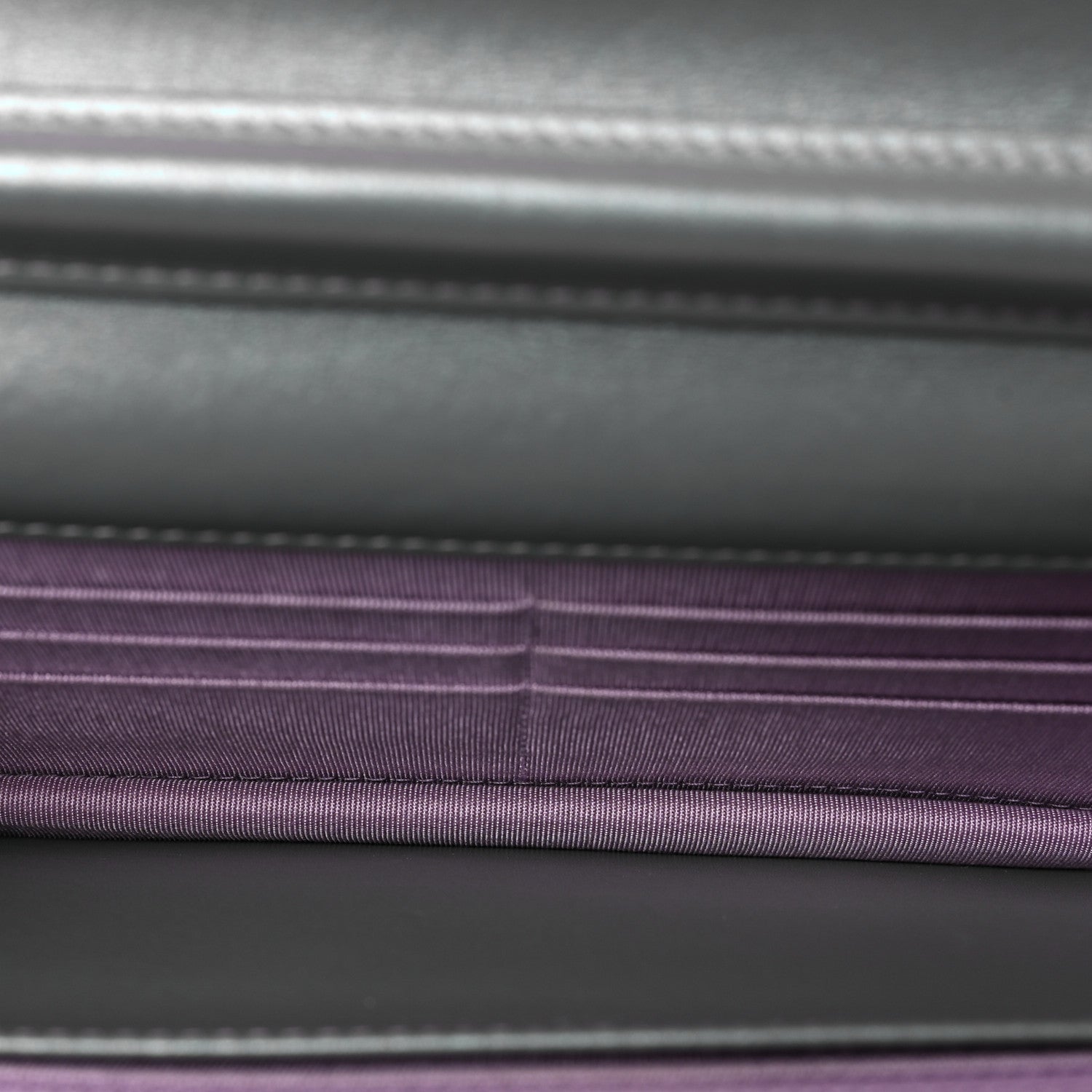 Chanel Iridescent Lambskin Quilted Reissue Wallet On Chain WOC Light Purple 5 of 9