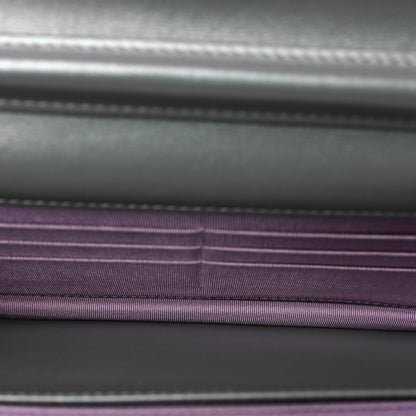Chanel Iridescent Lambskin Quilted Reissue Wallet On Chain WOC Light Purple 5 of 9