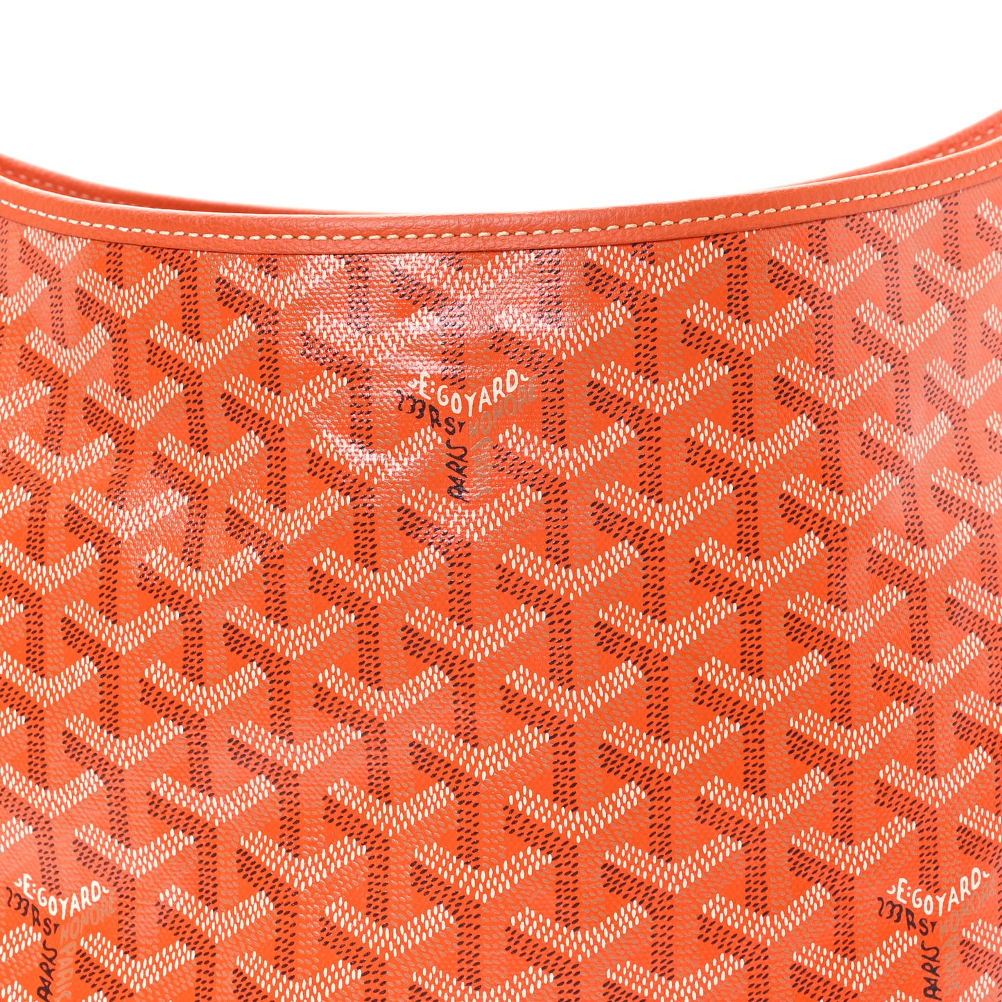 Goyardine Boheme Hobo Orange