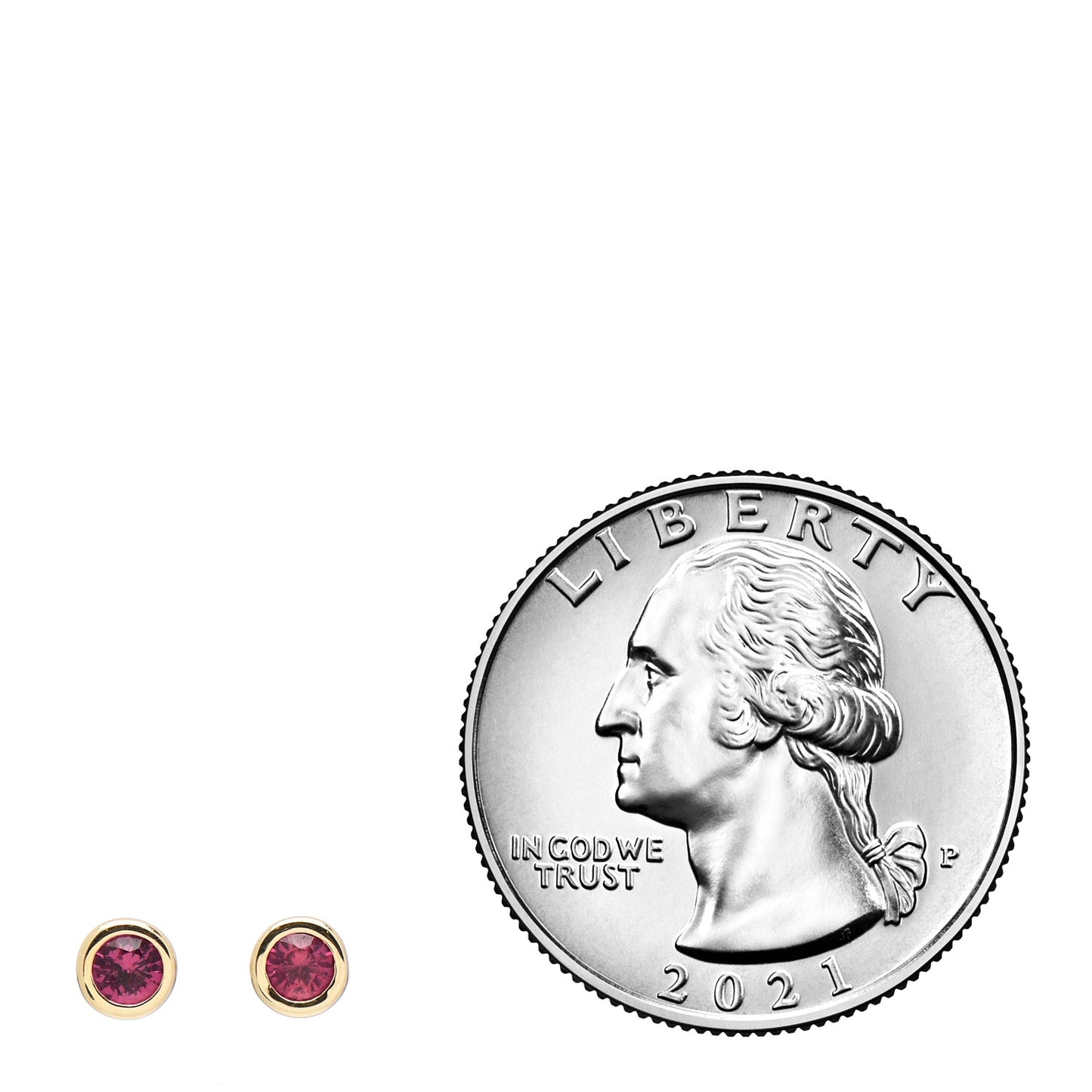 18K Yellow Gold Ruby .22ctw Elsa Peretti Color By The Yard Earrings
