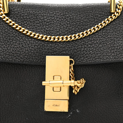 Chloe Goatskin Mini Drew Shoulder Bag Black 7 of 11