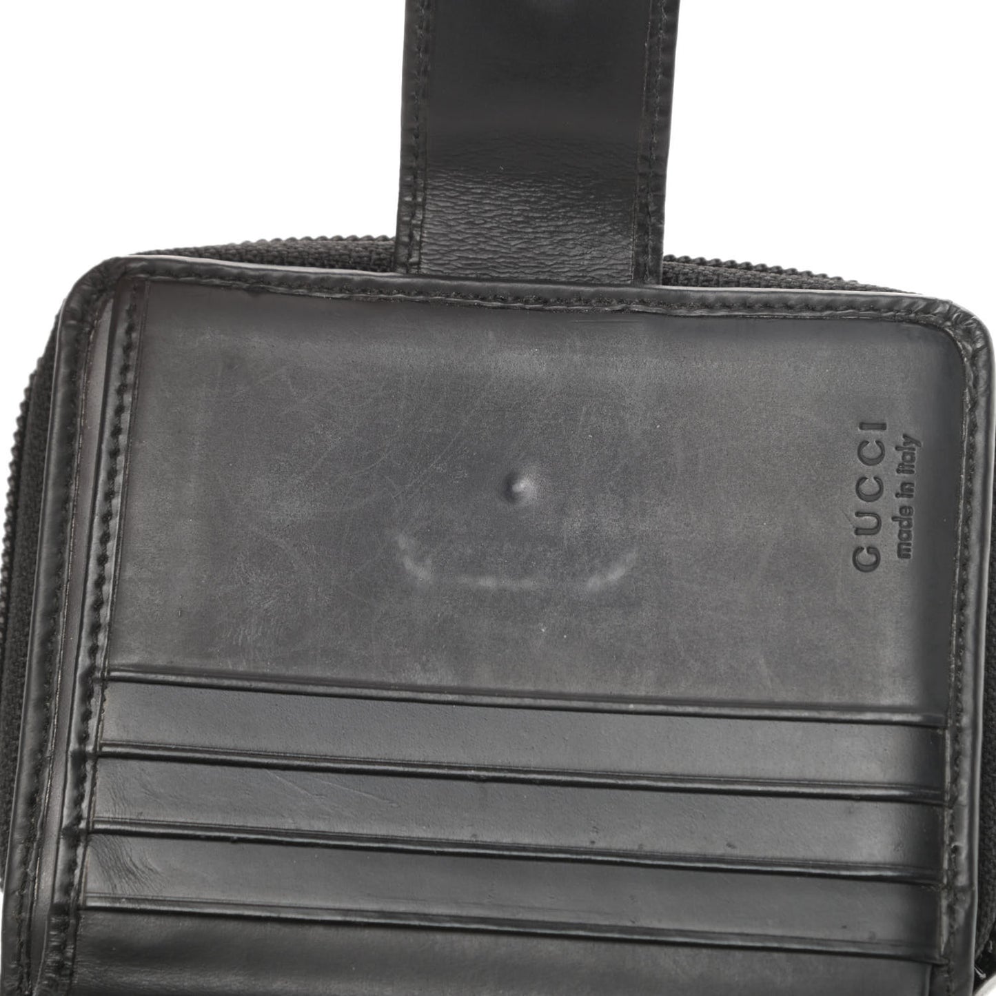 Monogram Zip Around Coin Wallet Black