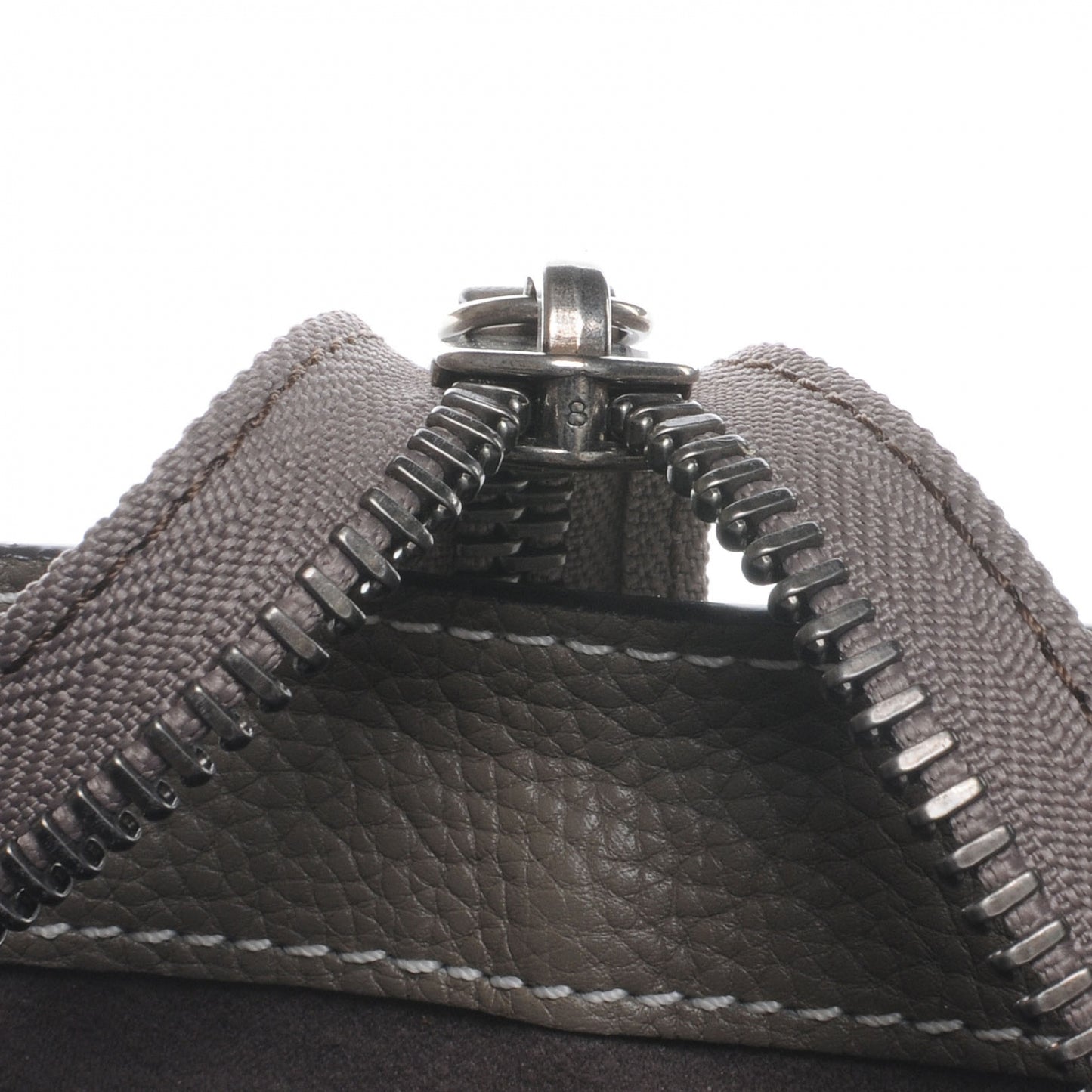 Drummed Calfskin Mini Luggage Bag Souris