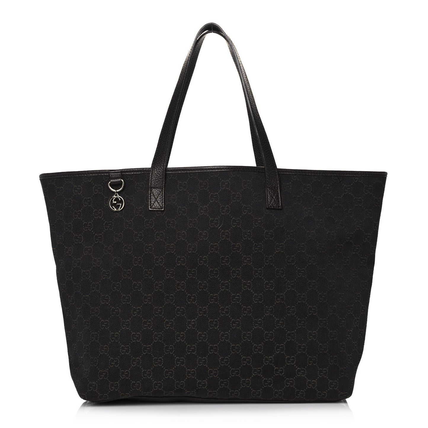 Nylon Monogram Large Tote Dark Brown