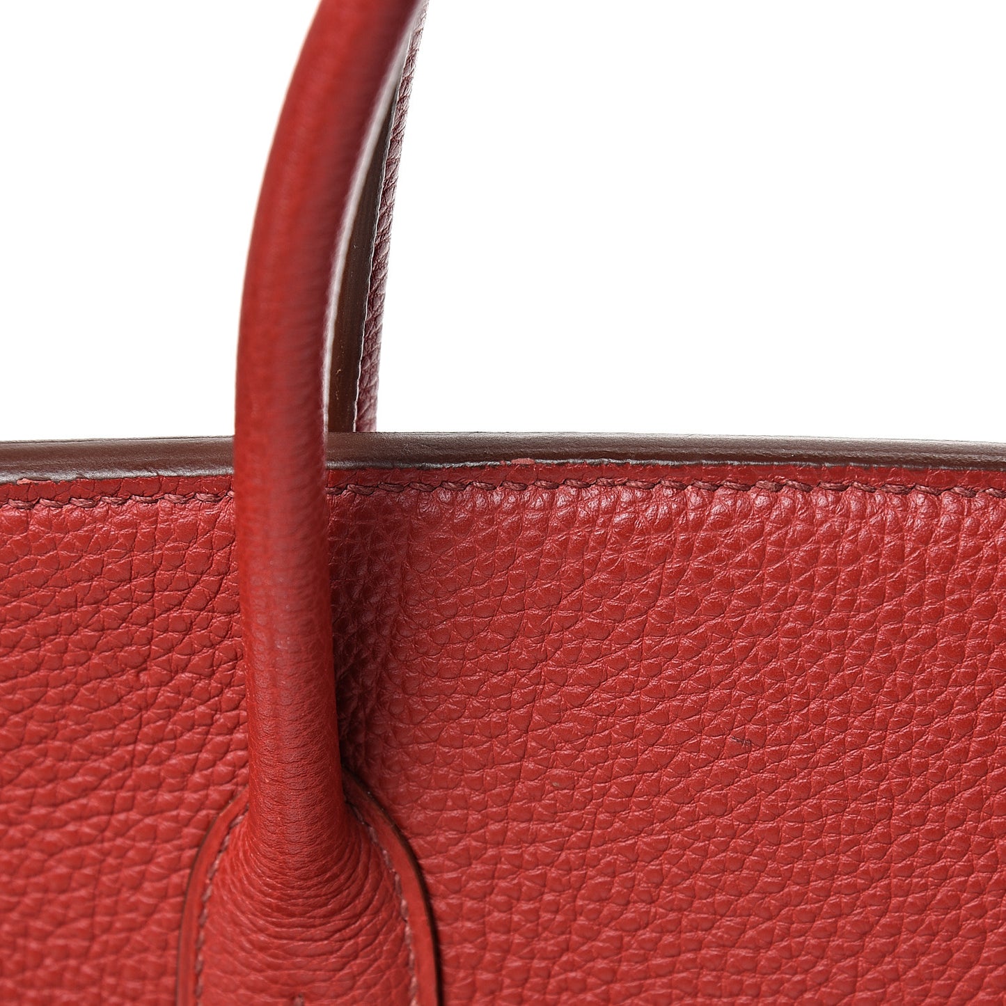 Togo Birkin 35 Rouge Casaque