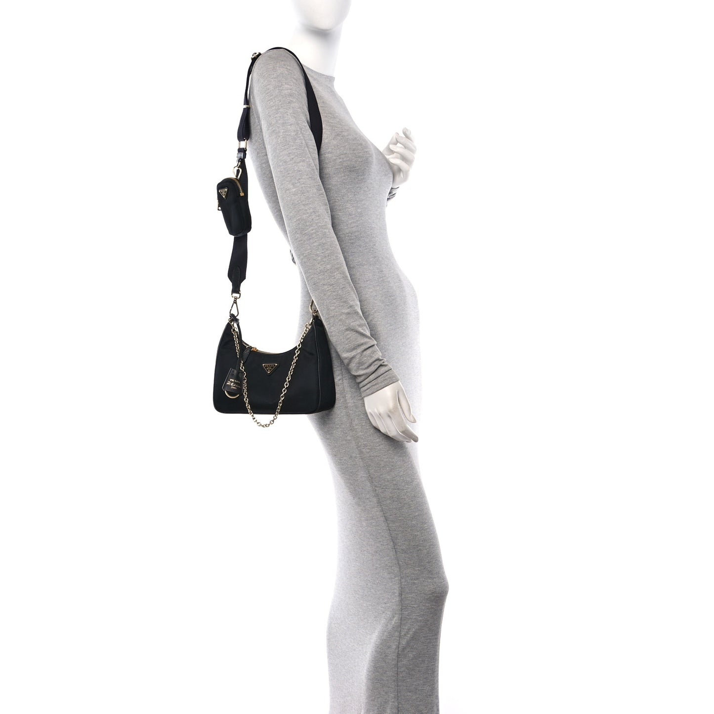 Nylon Re-Edition 2005 Shoulder Bag Black