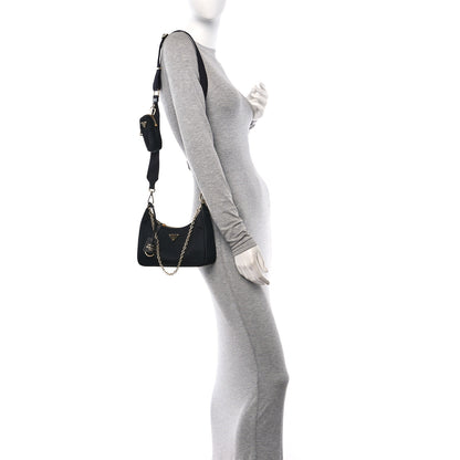 Prada Nylon Re-Edition 2005 Shoulder Bag Black 2 of 11