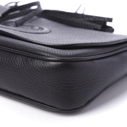 Gucci Pebbled Calfskin Medium Soho Flap Crossbody Black 7 of 10