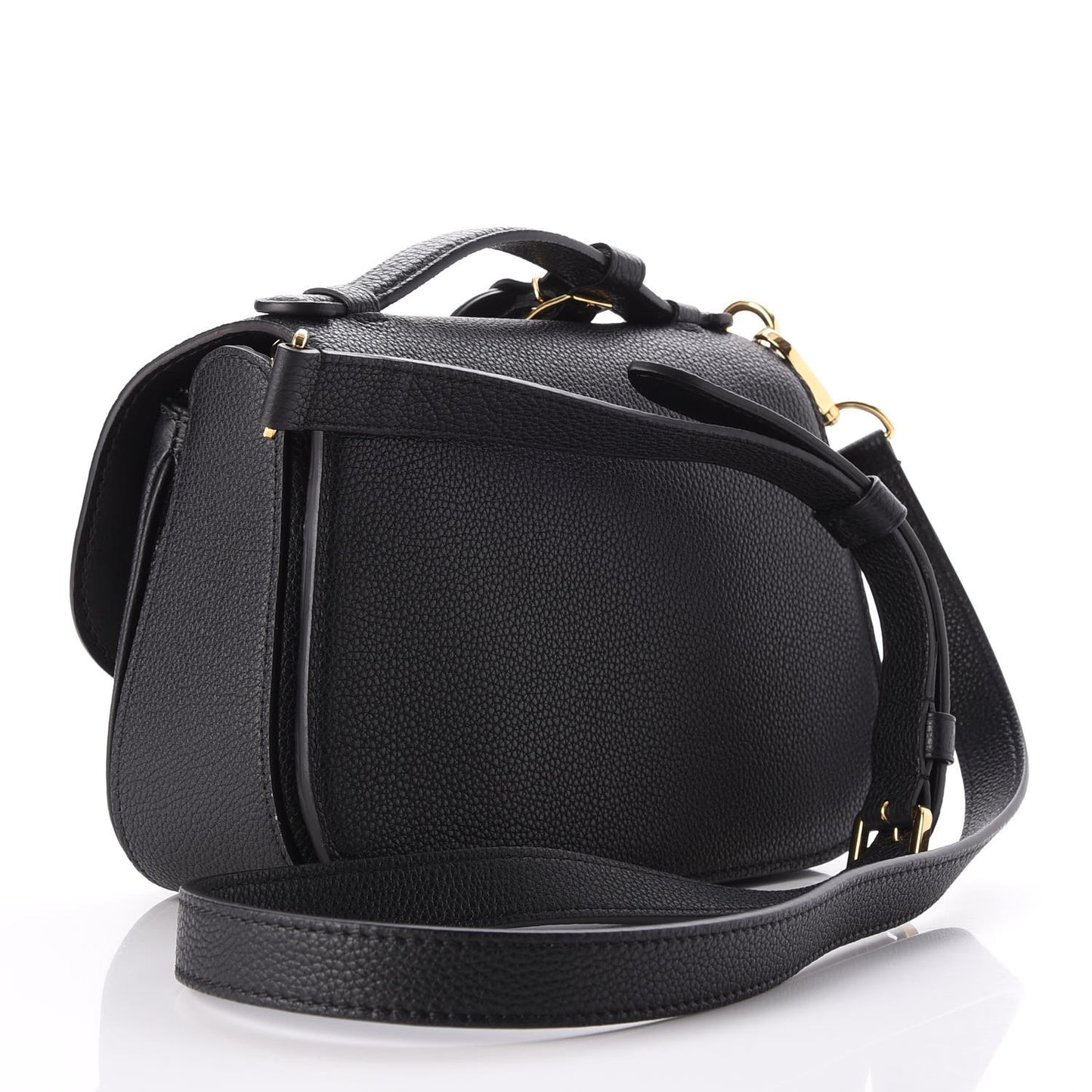 Grained Calfskin Vivienne NM Black