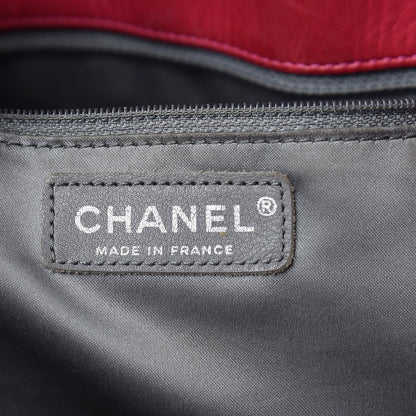 Chanel Vinyl Funny Tweed Patchwork Tote Fuchsia 6 of 20