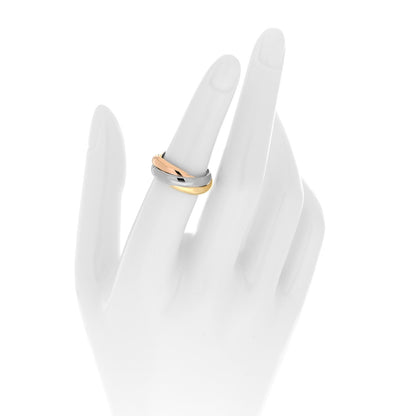 Cartier 18K Pink Yellow White Gold Classic Trinity Ring 53 6.25 2 of 6
