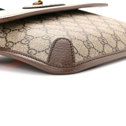 Gucci GG Supreme Monogram Neo Vintage Web Belt Bag Brown 10 of 12