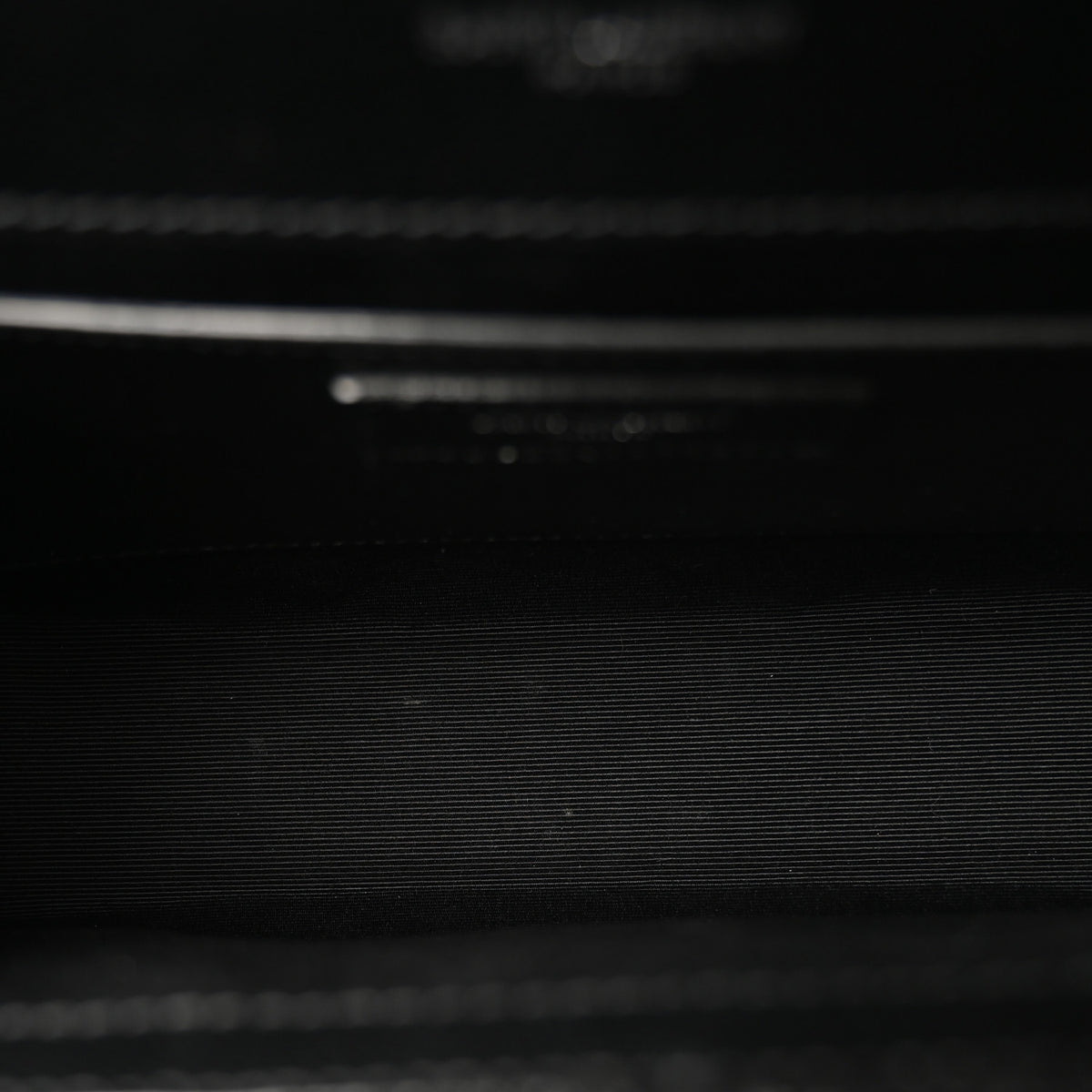 Saint Laurent Grain De Poudre Textured Mixed Matelasse Triquilt Medium Monogram Satchel Black 5 of 10
