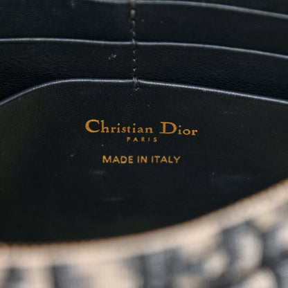 Christian Dior Oblique Saddle Chain Pouch Blue 5 of 8
