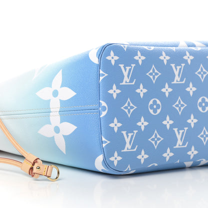 Louis Vuitton Monogram Giant By The Pool Neverfull MM Blue 8 of 9