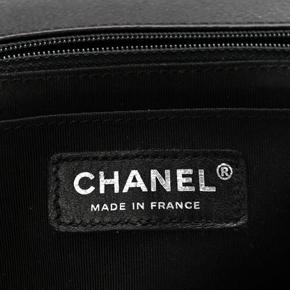 Chanel Caviar Chevron Quilted Small Single Flap Black 6 of 10