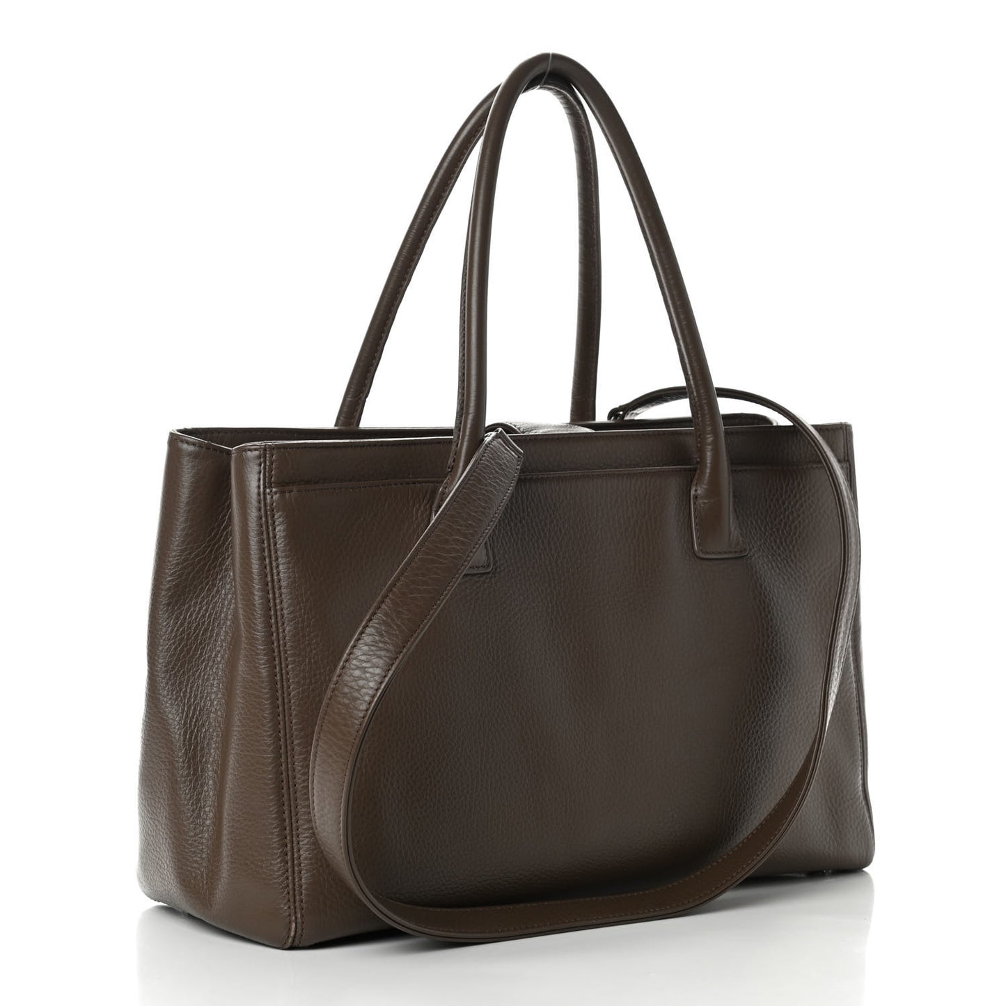 Deerskin Cerf Executive Shopper Tote Brown