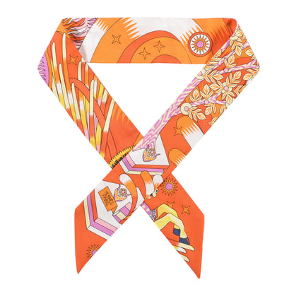 Hermes Silk La Source de Pegase Twilly 1 of 3
