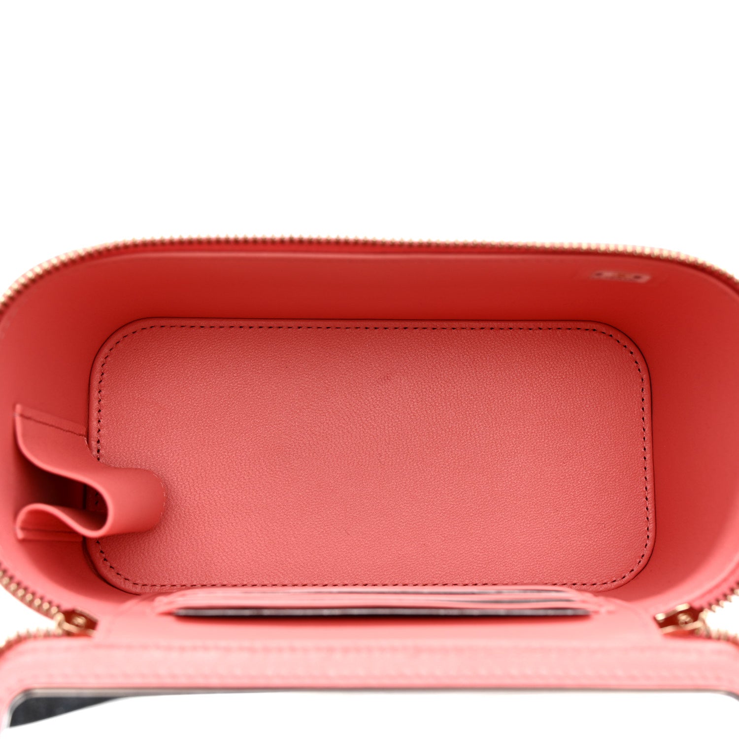 Chanel Lambskin Quilted Small Charming Top Handle Vanity Case With Chain Pink 6 of 14
