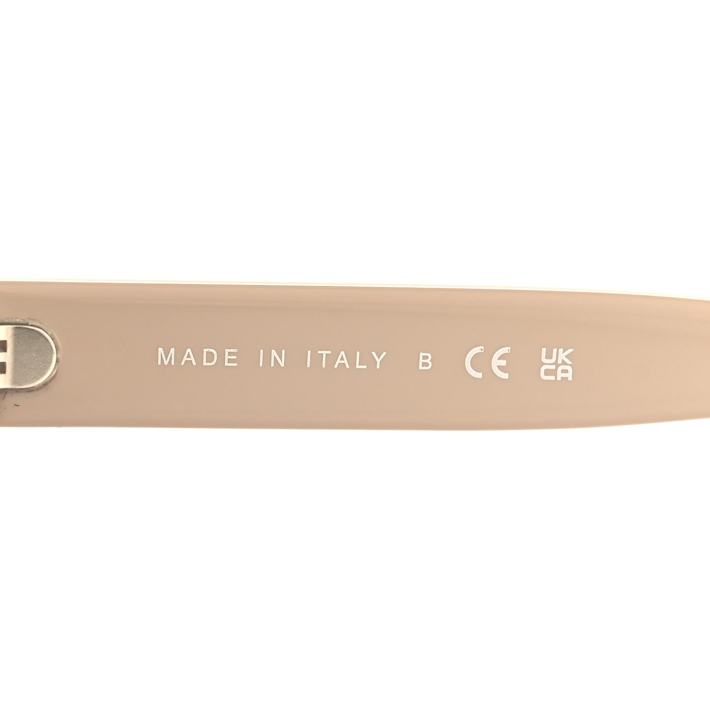 Acetate Pantos Logo Sunglasses 5458-A Beige