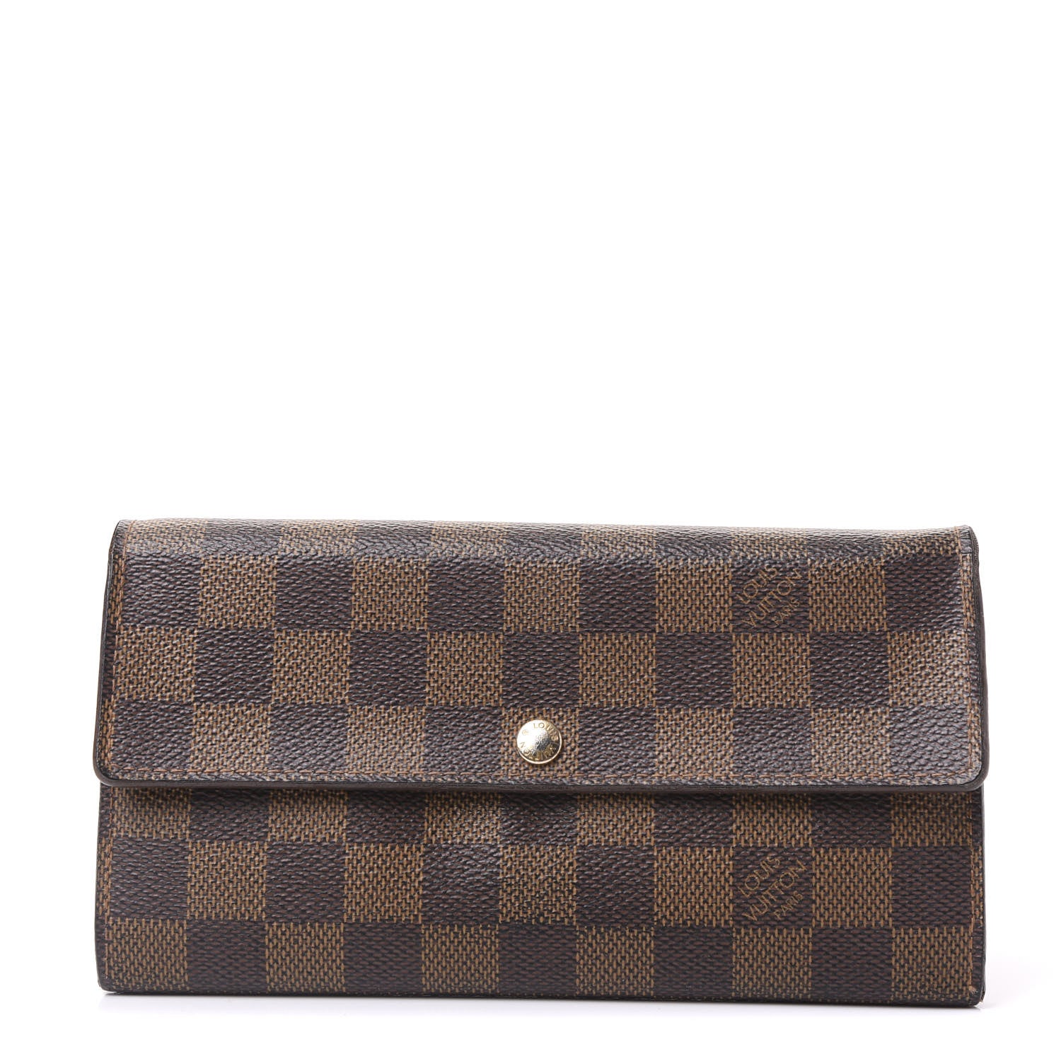 Louis Vuitton Damier Ebene Sarah Wallet 1 of 10
