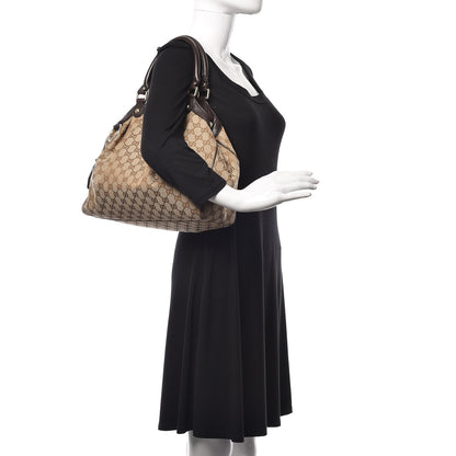 Gucci Monogram Medium Sukey Tote Dark Brown 2 of 23