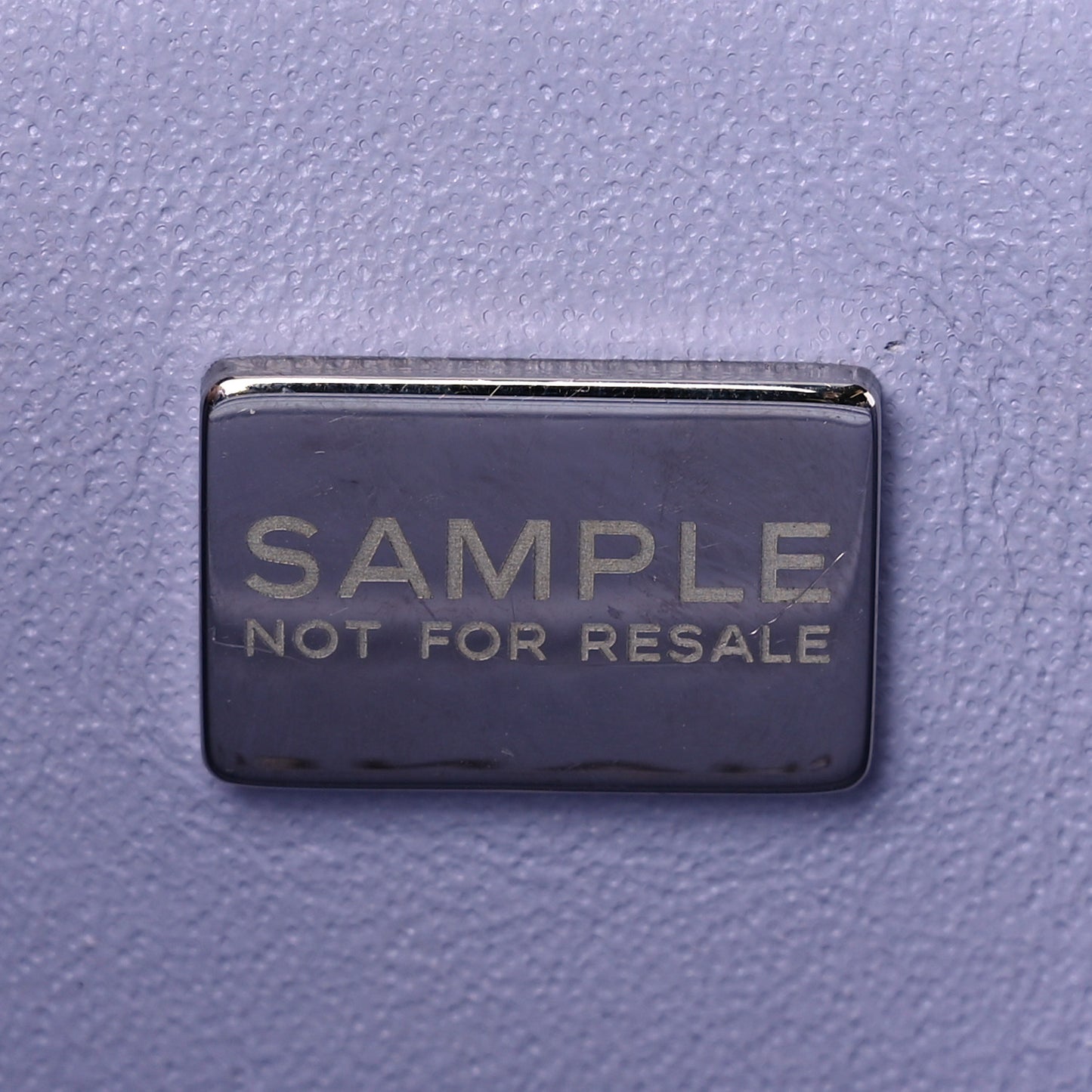 Lambskin Quilted Mini Rectangular Flap Light Purple