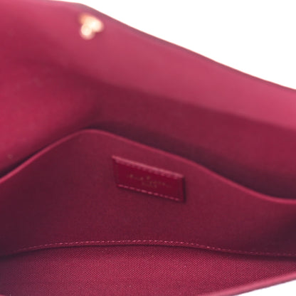 Louis Vuitton Monogram Pochette Felicie Chain Wallet Fuchsia 6 of 11