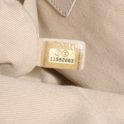 Chanel Calfskin Stitched Expandable Frame Bag White 7 of 7