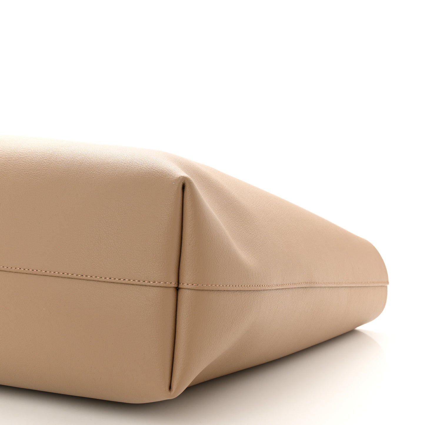 Calfskin Large Shopping Tote Toffee