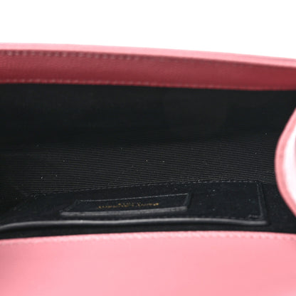 Saint Laurent Grain De Poudre Small Classic Monogram Kate Satchel Old Rose 5 of 9