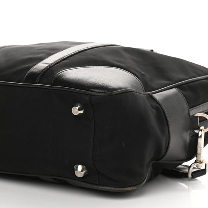 Prada Tessuto Nylon Saffiano Briefcase Nero Black 10 of 20