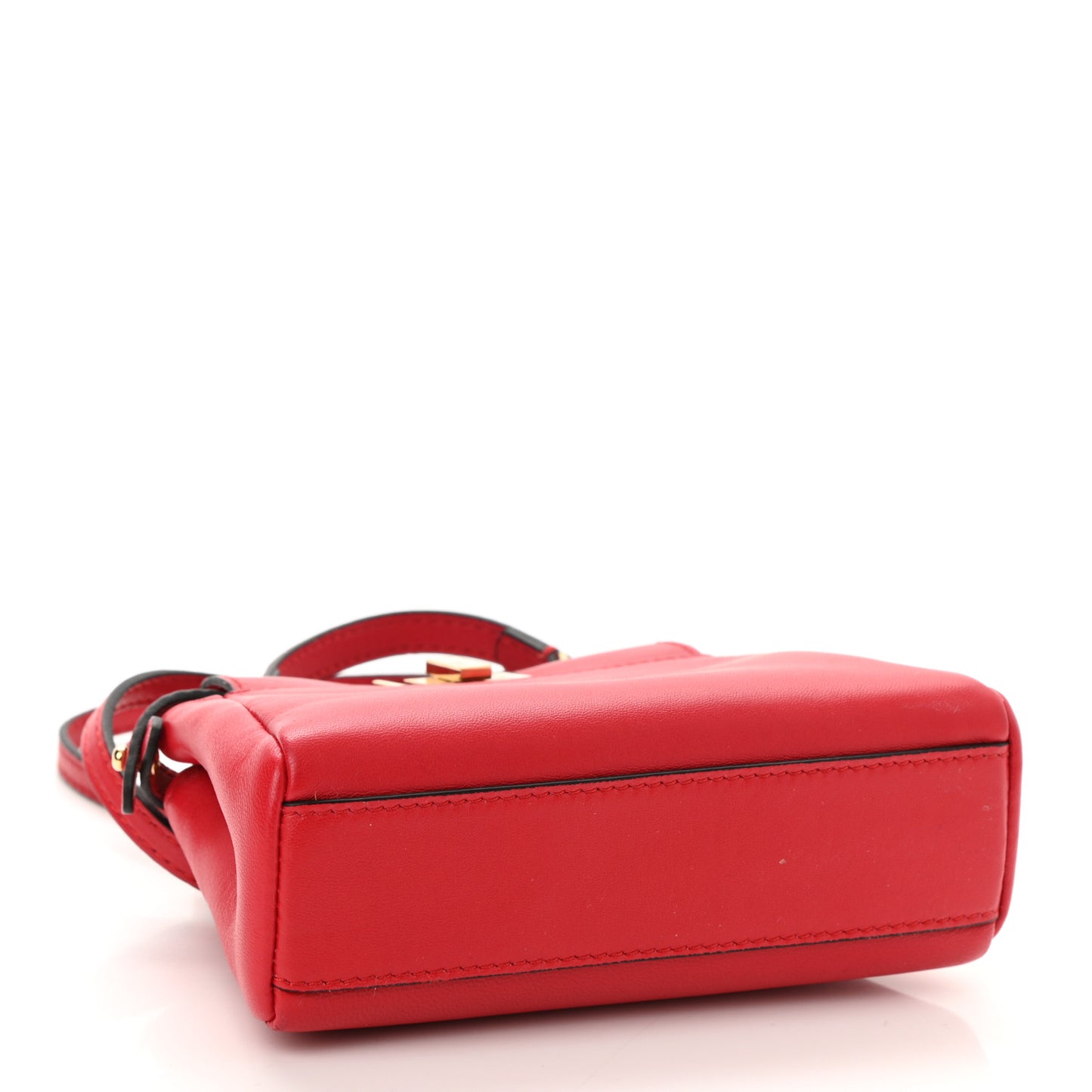 Shiny Nappa Micro Peekaboo Iconic Satchel Fragola