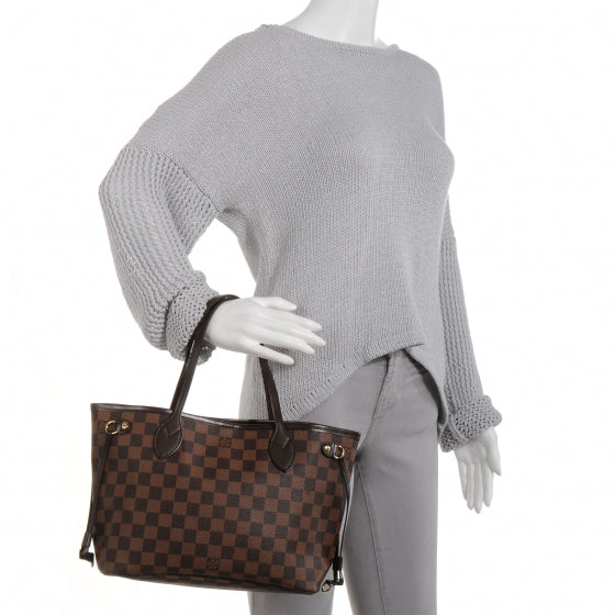 Louis Vuitton Damier Ebene Neverfull PM 2 of 7