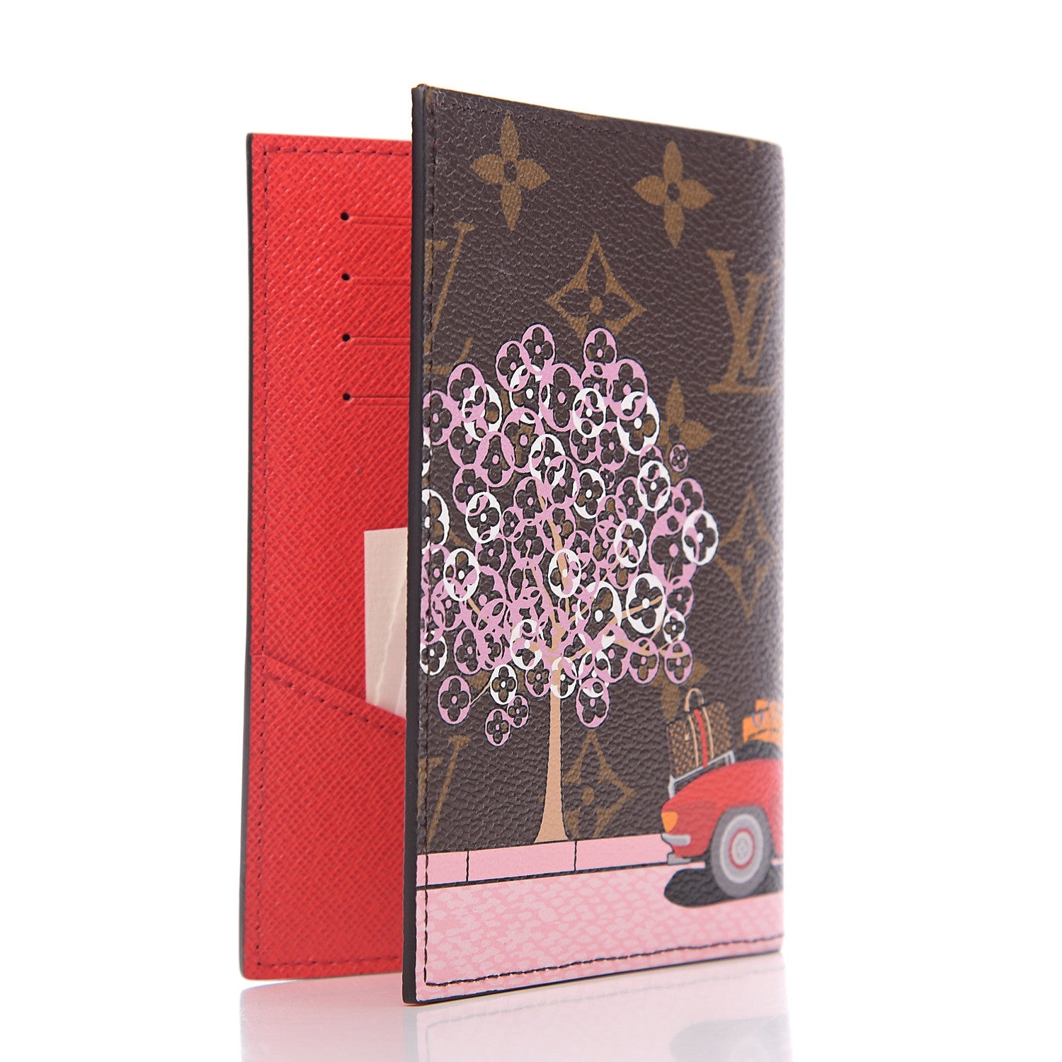 Louis Vuitton Monogram 2019 Christmas Animation Passport Cover Rouge 2 of 6