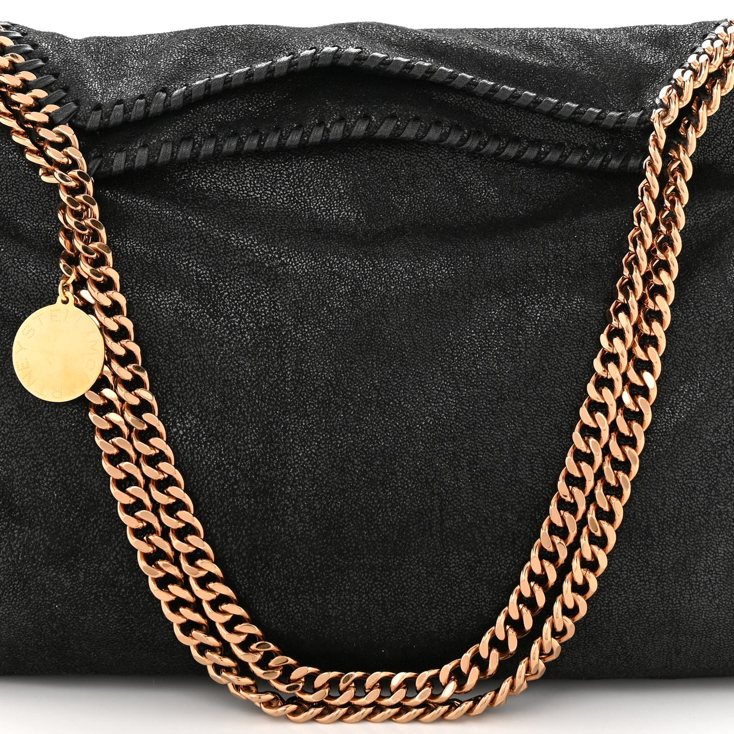 Shaggy Deer Mini Falabella Tote Black