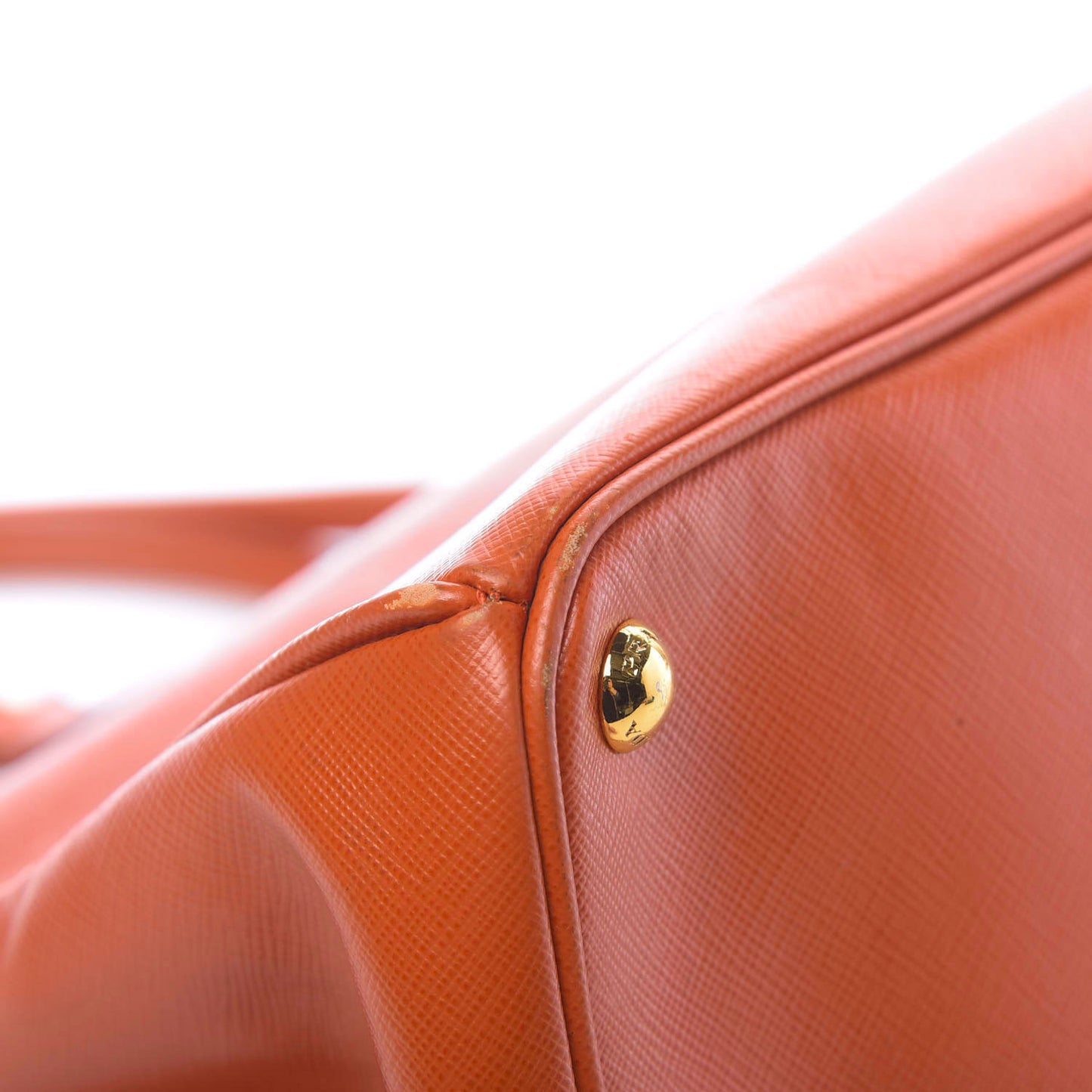 Saffiano Lux Large Tote Papaya