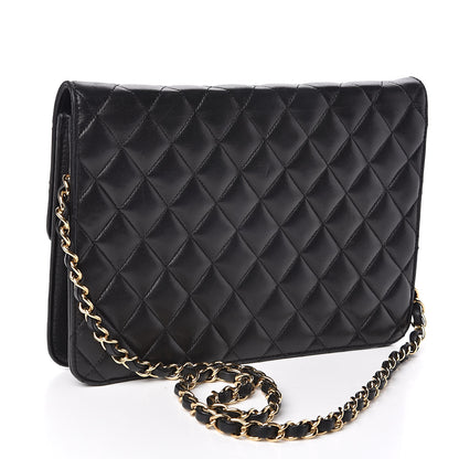 Chanel Lambskin Quilted Medium Single Flap Black 3 of 8