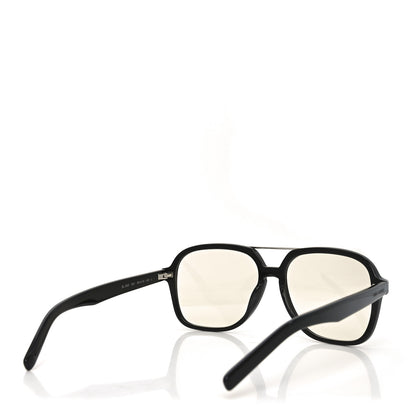 Saint Laurent Acetate Geometric Aviator Sunglasses SL 545 Black 4 of 8