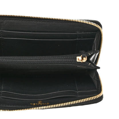 Chanel Caviar Quilted In & Out Zip Around Wallet Black 5 of 8