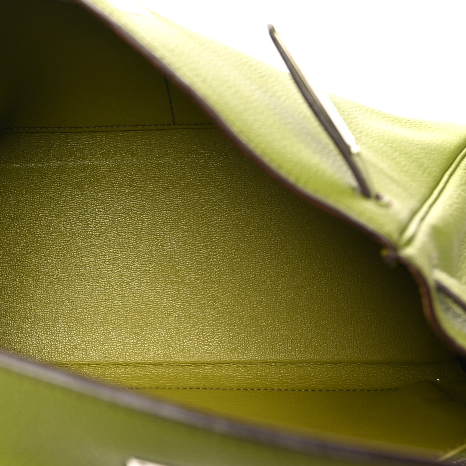 Hermes Taurillon Clemence Kelly Retourne 28 Vert Anis 5 of 12